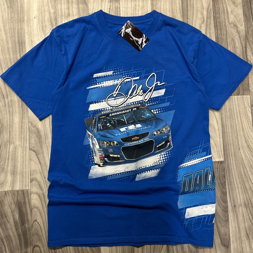 Blue NASCAR Dale Earnhardt Jr. T-shirt